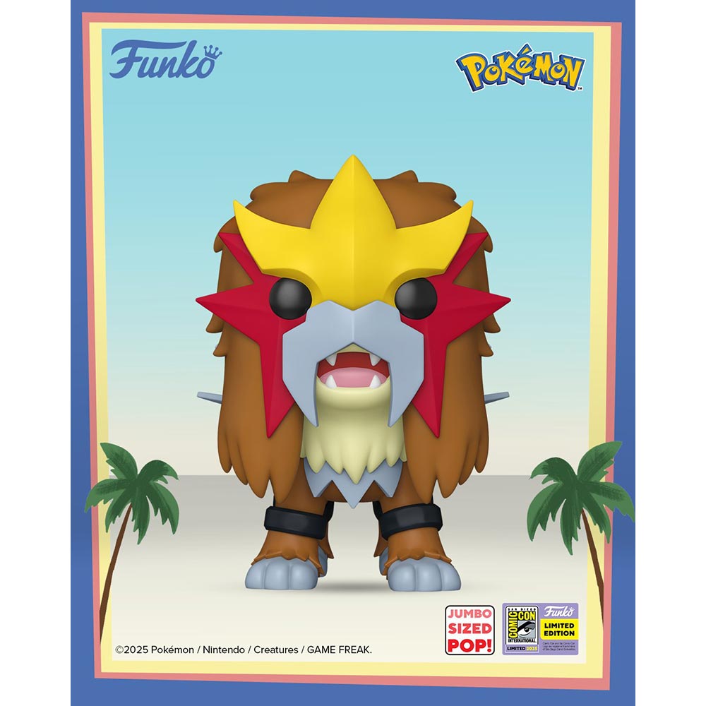 Pokemon - Entei SDCC 2025 10" Pop! Vinyl Figure - Packshot 3