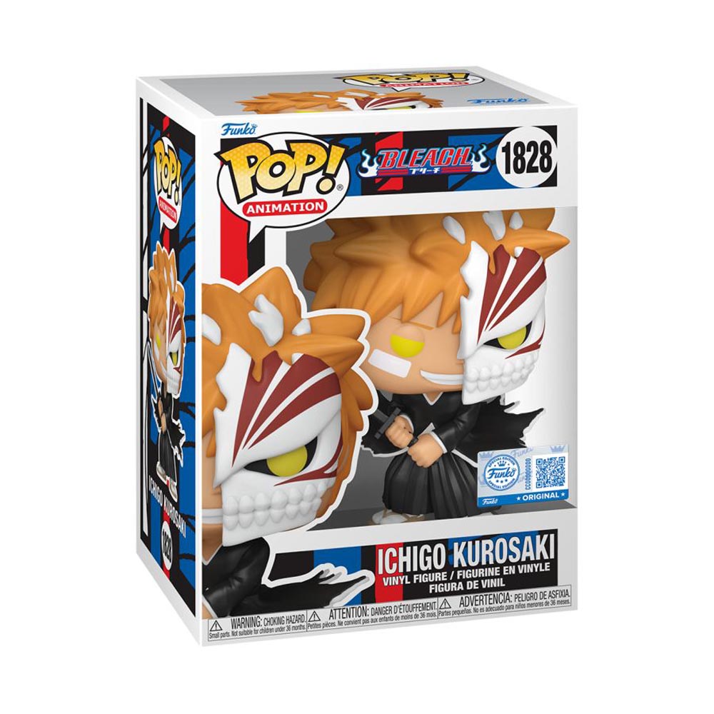 Bleach - Ichigo Kurosaki (Half Mask) Pop! Vinyl Figure - Packshot 2