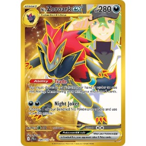 Pokemon - TCG - SV09: Journey Together - N's Zoroark ex Holofoil 189/159 - NM/M