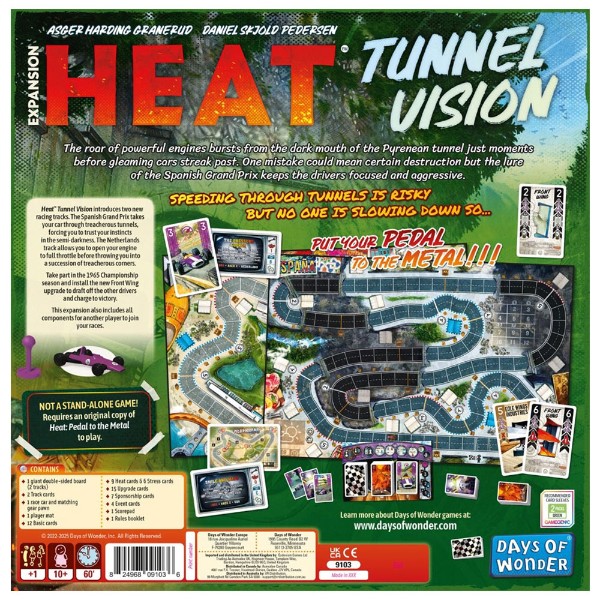 Heat: Tunnel Vision Board Game - Expansion - Packshot 2