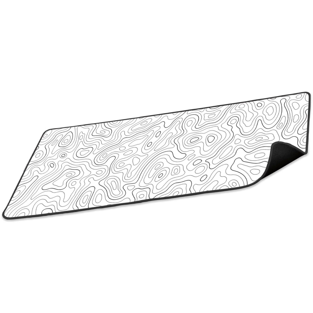 Playmax Topography X2 Mouse Mat (White) - Packshot 3