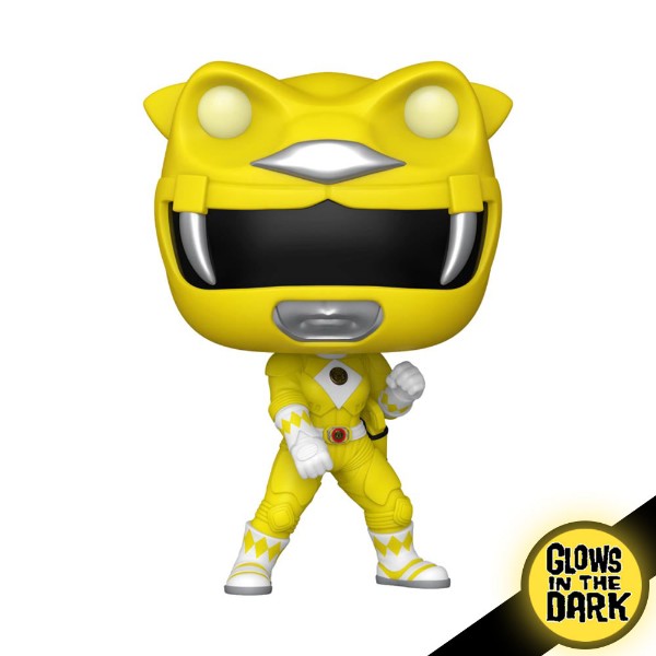 Mighty Morphin Power Rangers: The Movie (1995) - Yellow Ranger Glow Pop! Vinyl Figure - Packshot 1