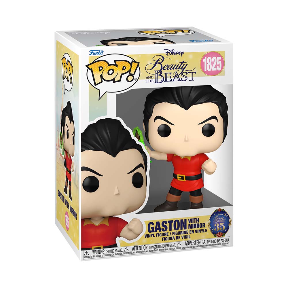 Disney - Beauty & The Beast - Gaston with Mirror Pop! Vinyl Figure - Packshot 2
