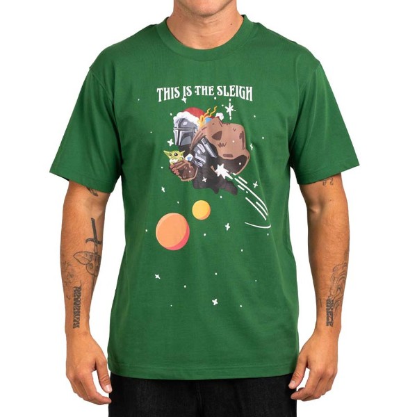 Star Wars - The Mandalorian - This is the Sleigh Christmas T-Shirt - Packshot 1