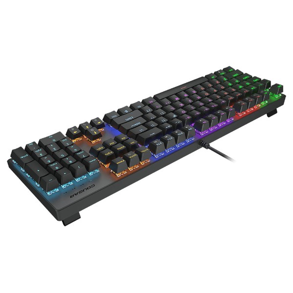 Cougar ULTIMUS EX Red Mechanical Doubleshot Keycap Gaming Keyboard - Black - Packshot 5