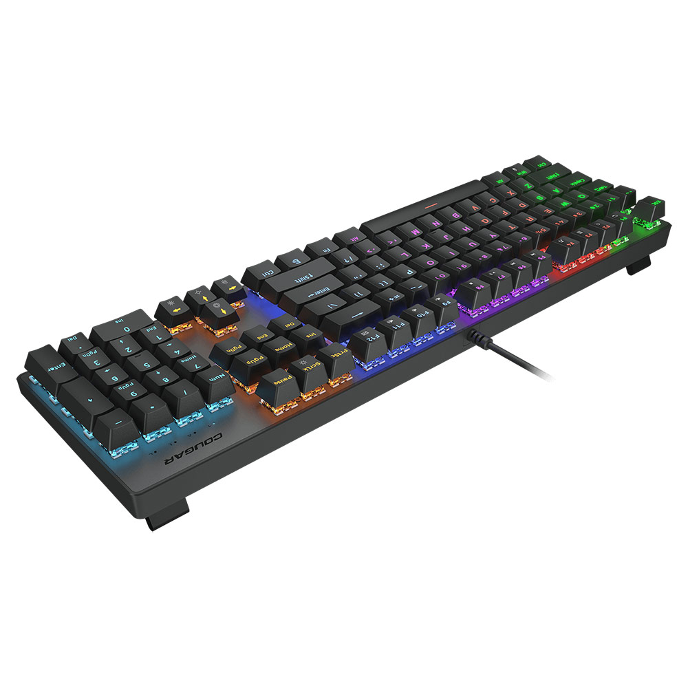Cougar ULTIMUS EX Red Mechanical Doubleshot Keycap Gaming Keyboard - Black - Packshot 5