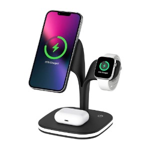 Laser 5 in 1 Wireless Charging Station with Night Light