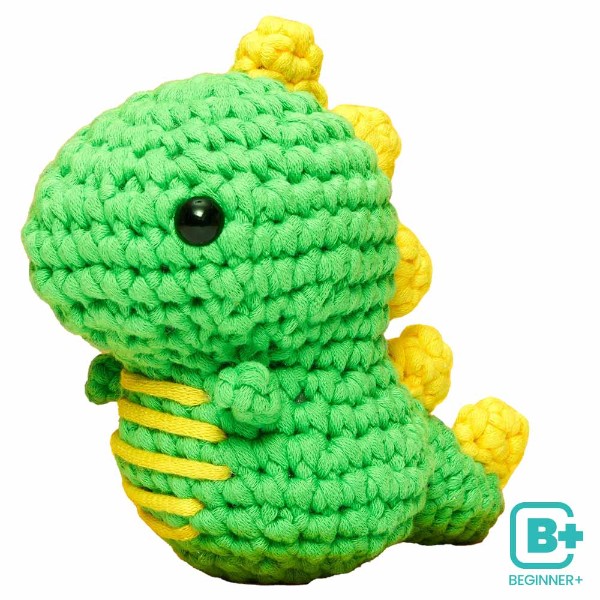 The WOOBLES - Fred the Dinosaur Crochet Kit - Packshot 1