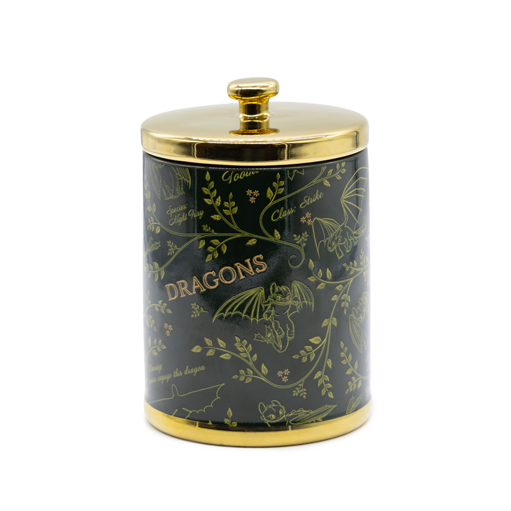 How to Train Your Dragon - Toothless Forest Gold Leaf Candle - Packshot 3