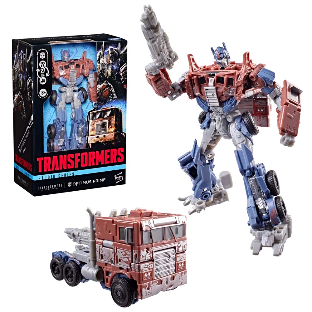 Transformers - Age of Extinction - Optimus Prime Voyager Class Action Figure - Packshot 4