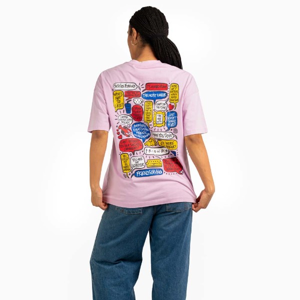 Friends - Friends Quotes Oversized T-Shirt - Packshot 3