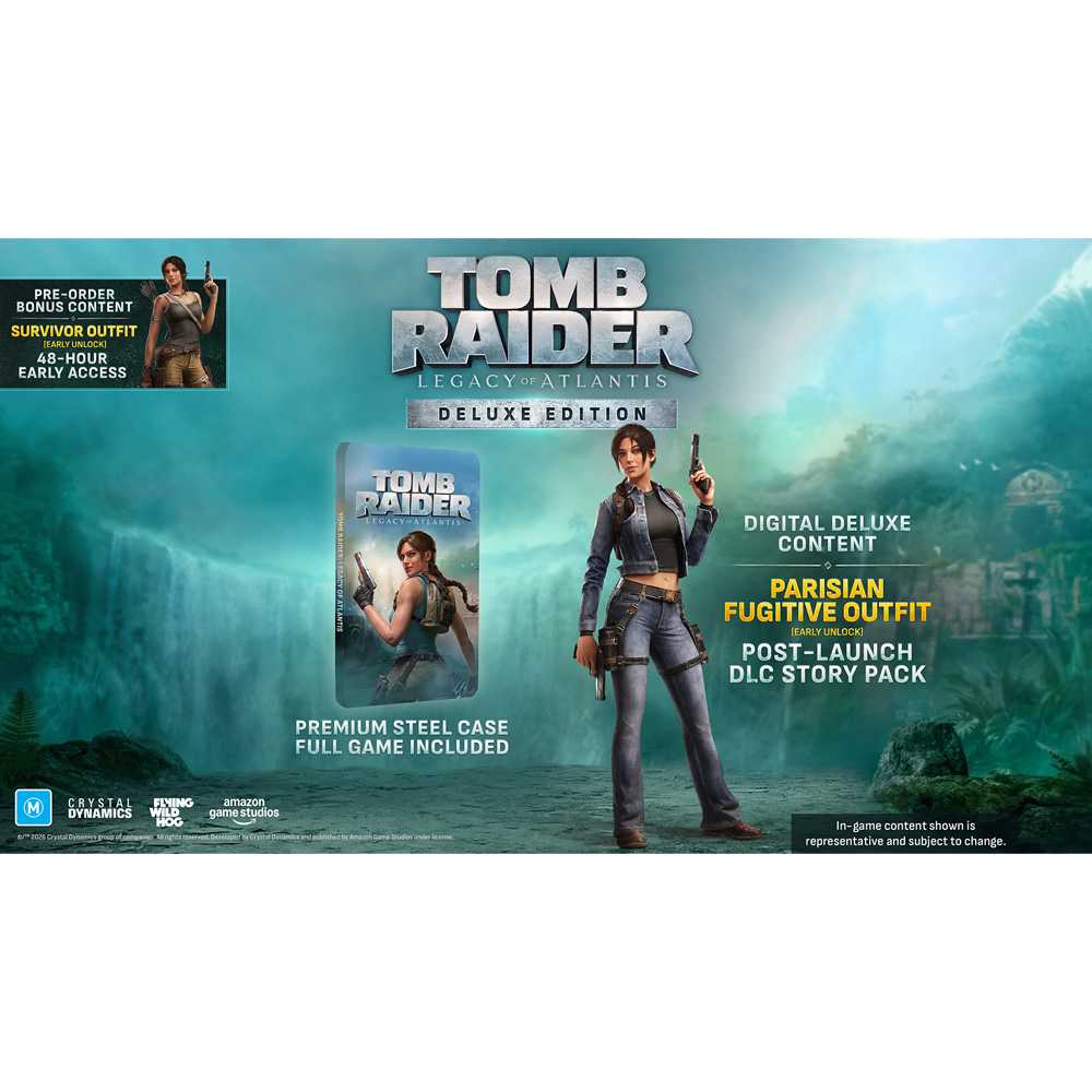 Tomb Raider: Legacy of Atlantis - Deluxe Edition - Packshot 2