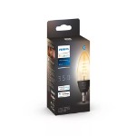 Philips - Hue White Ambiance Filament E14 Candle-Shaped Smart Bulb - Packshot 4