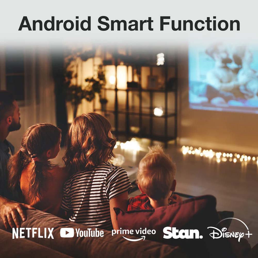 Laser - Smart Android Projector with 120in Screen - Packshot 2