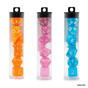 Tabletop - Dice 7-Set (Assorted Colours)