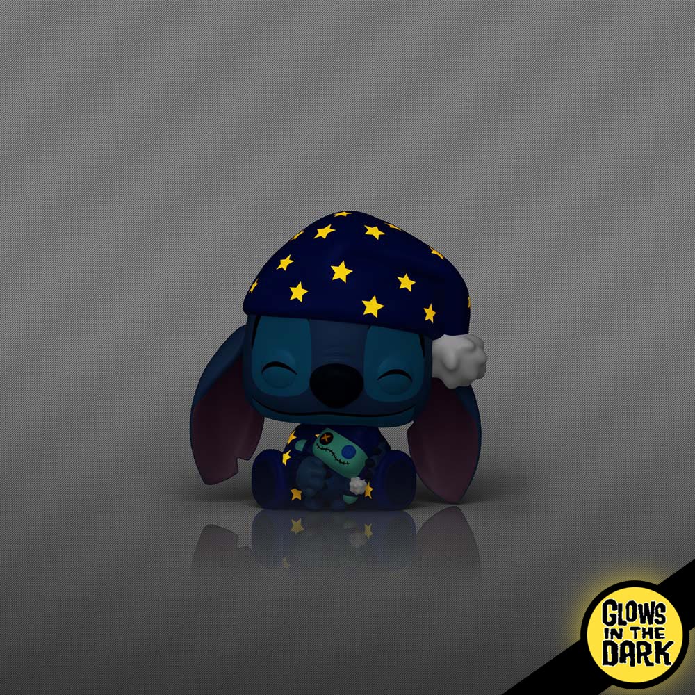 Lilo & Stitch - Stitch in PJ's Glow Pop! Vinyl Figure - Packshot 2