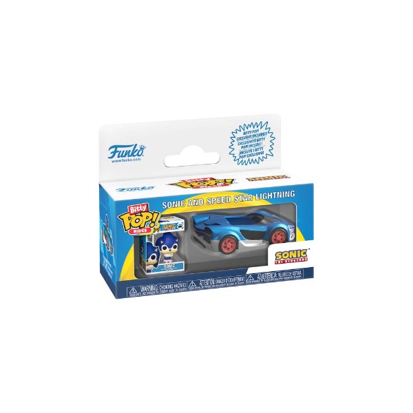 Sonic the Hedgehog - Sonic and Speed Star Lightning Bitty Pop! Ride - Packshot 2
