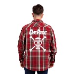 One Piece - Straw Hat Jolly Roger Flannel Long-Sleeve Shirt - Packshot 2