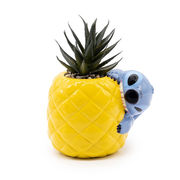 Disney - Lilo & Stitch - Stitch Biting Pineapple Plant Pot (with Plant) - Packshot 1