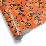 Crash Bandicoot - Crash and Wumpa Fruit Wrapping Paper - Packshot 1