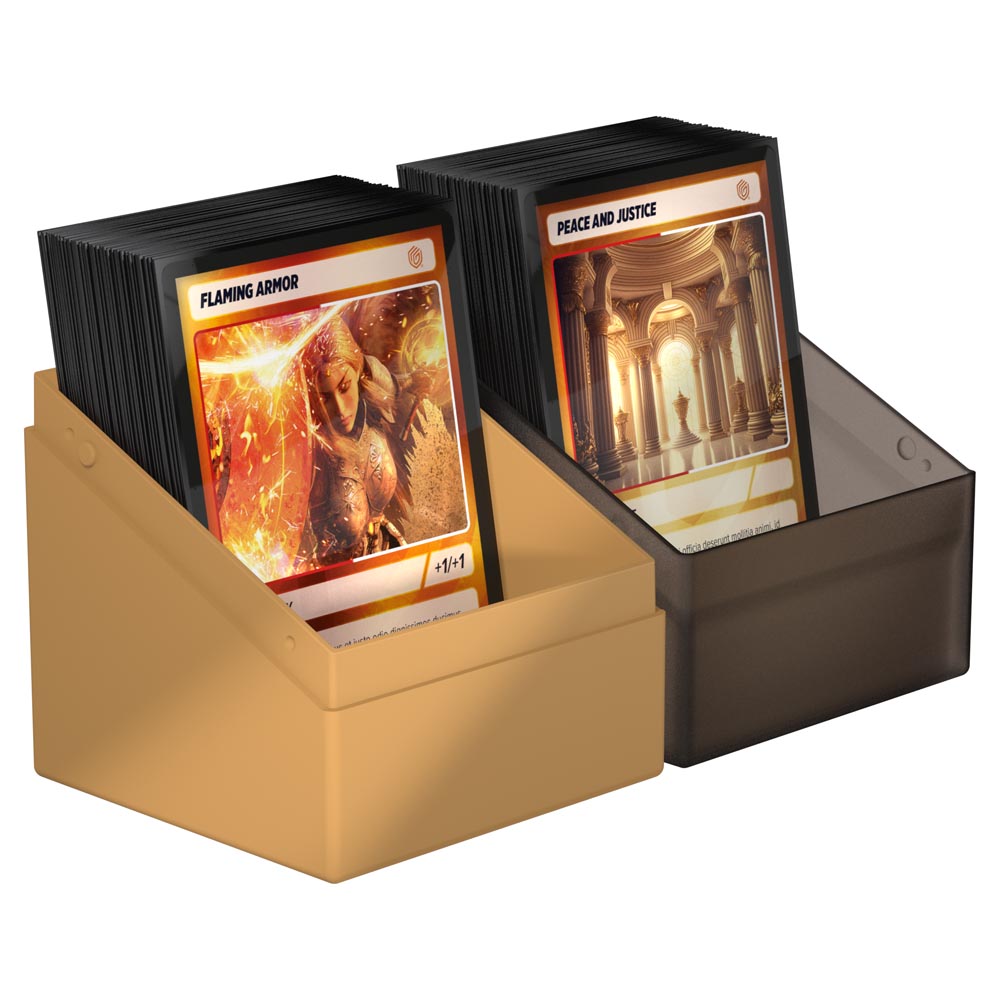 Ultimate Guard - Harry Potter "4 Houses" Boulder 100+ Deck Box - Hufflepuff - Packshot 5