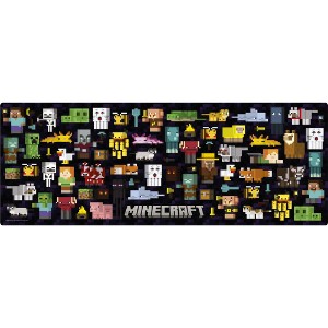 Minecraft - Mobs and Characters Large Gaming Desk Mat