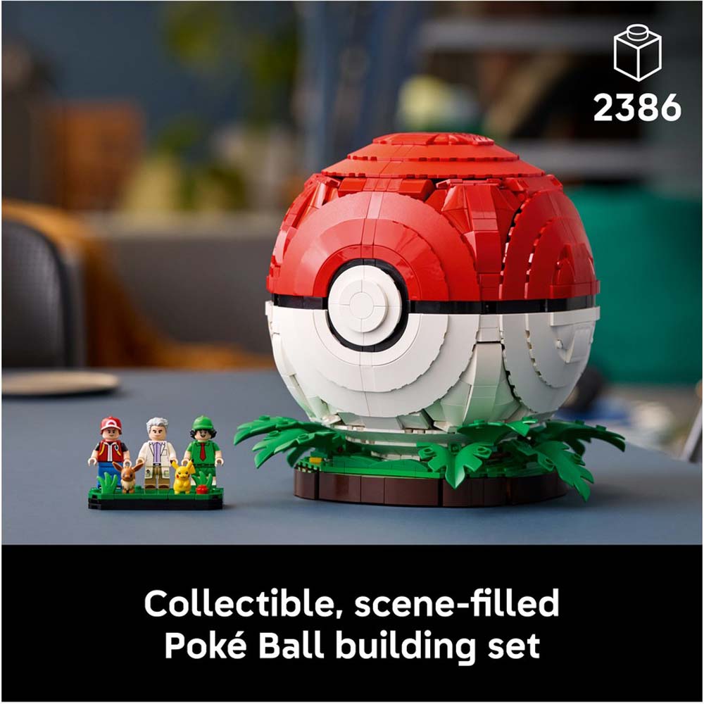 Pokemon - LEGO Iconic Trainer Moments Poke Ball #72154 - Packshot 2