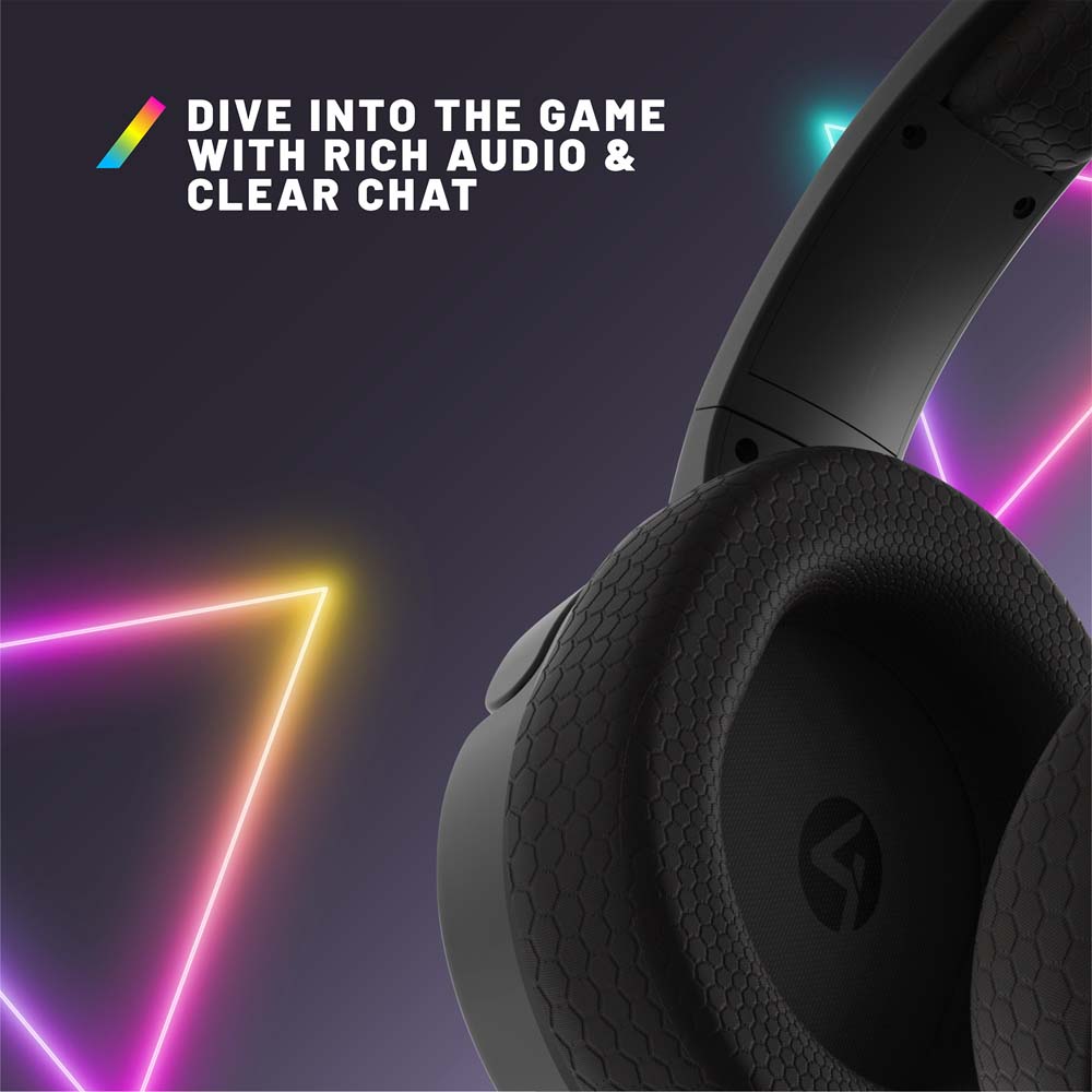4Gamers Panther LED Light Up RGB Premium Wired Gaming Headset - Packshot 3