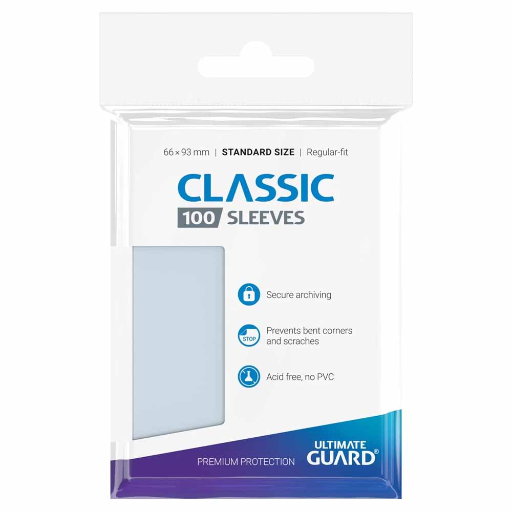 Ultimate Guard TCG – Classic Sleeves - Transparent - Packshot 2
