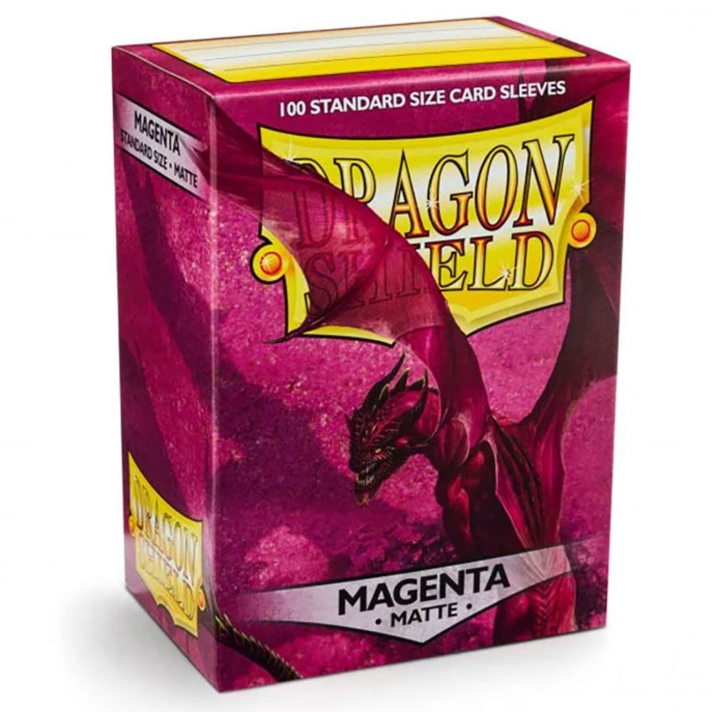 Dragon Shield TCG - 100 Matte Trading Card Sleeves - Magenta - Packshot 1