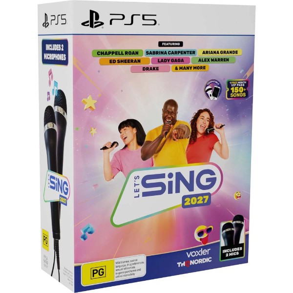 Let's Sing 2027 + 2 Mic Bundle - Packshot 1