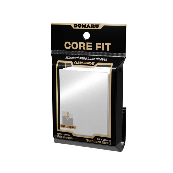 Gatherers' Tavern - Domaru Core Fit Standard Sized Card Sleeve 100ct - Clear - Packshot 1