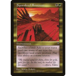 Magic: The Gathering - TCG - Visions - Squandered Resources nan