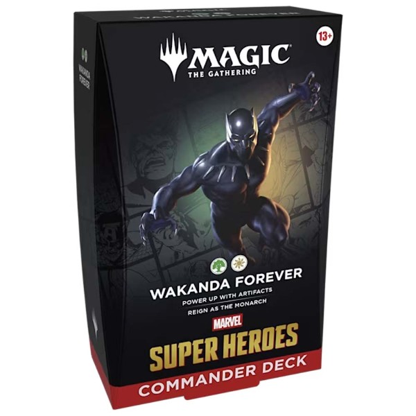 Magic: The Gathering - TCG - Marvel Super Heroes Commander Deck - Wakanda Forever - Packshot 1