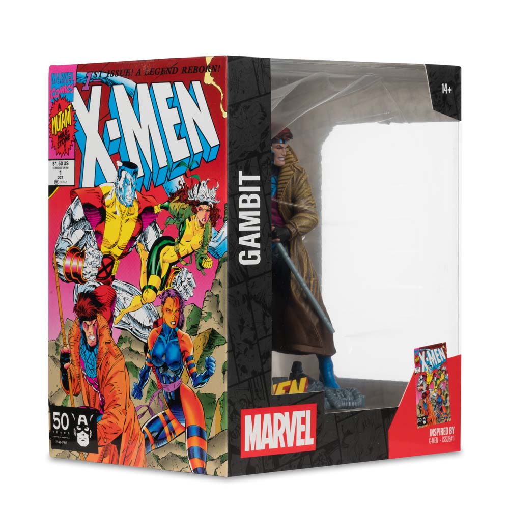 Marvel Gambit 1:10th Scale Collectible with Scene (X-MEN #1) - Packshot 4