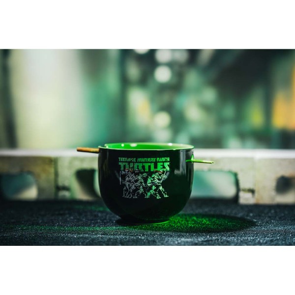 Teenage Mutant Ninja Turtles - Turtle Ramen Bowl with Chopsticks - Packshot 4