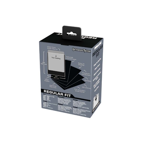 Gatherer's Tavern - Domaru Sleeves 100ct - Regular Fit - Gothic Black - Packshot 2