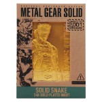 Metal Gear Solid 2 - 24k Gold Plated Snake Ingot - Packshot 3