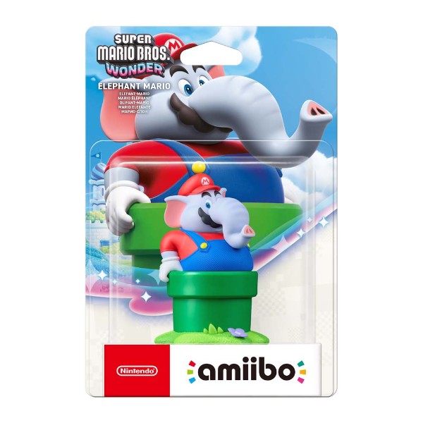 Nintendo amiibo (Super Mario Bros Wonder) - Elephant Mario Character Figure - Packshot 1