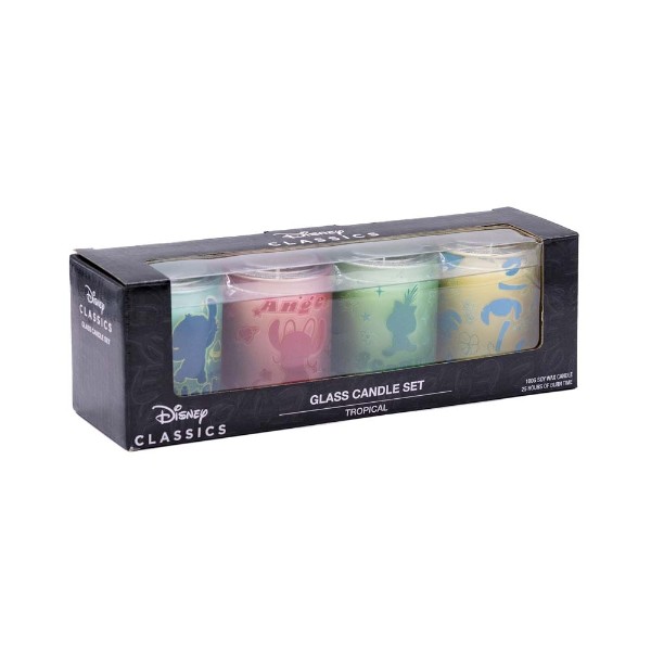 Disney - Lilo & Stitch - Stitch Gang Glass Candle Set 4-Pack - Packshot 3