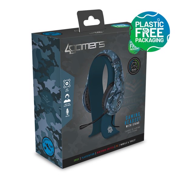4Gamers XPChallenger Gaming Headset with Stand PC EB Games Australia