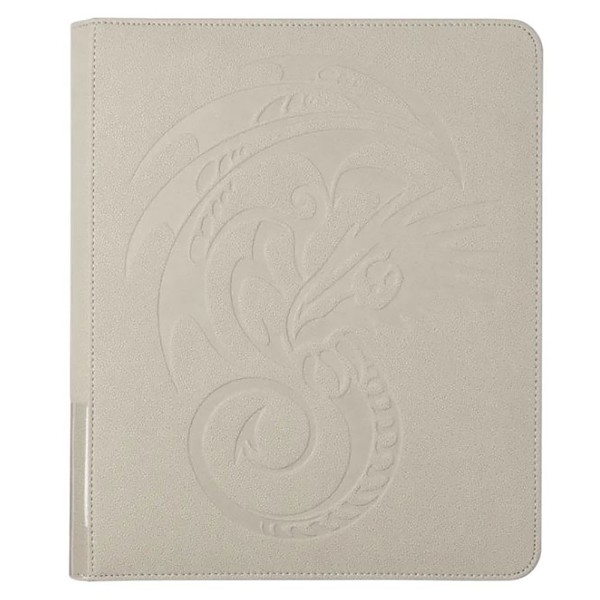 Dragon Shield - Regular Zipster TCG Binder – Ashen White - Packshot 1