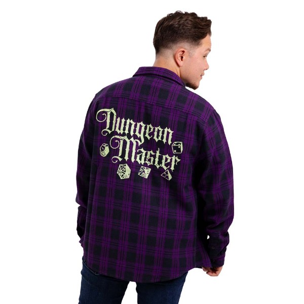 Dungeons & Dragons - Dungeon Master Flannel Long-Sleeve Shirt - Packshot 4