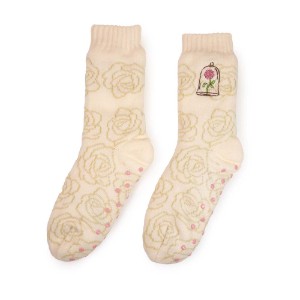 Disney - Beauty & The Beast - Rose Fleece Socks