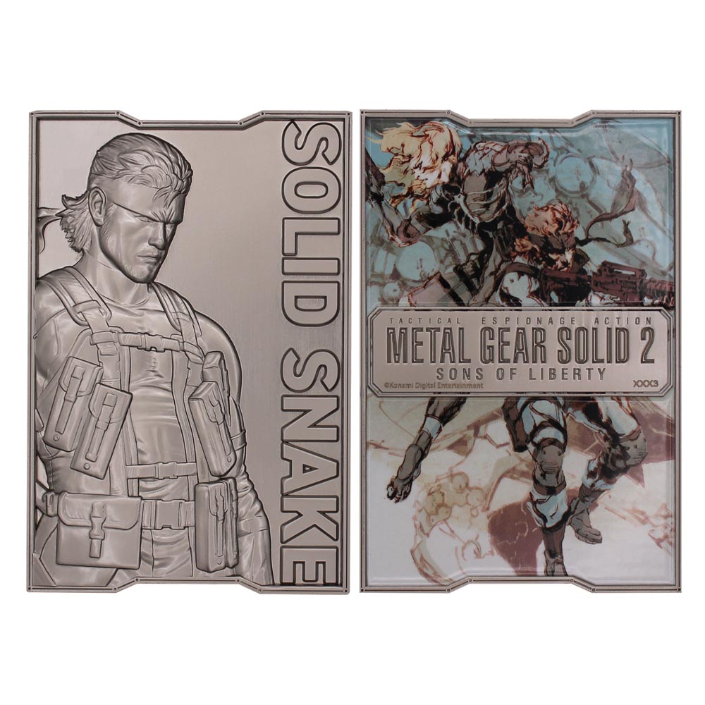 Metal Gear Solid 2 - Solid Snake Ingot Limited Edition Replica - Packshot 3