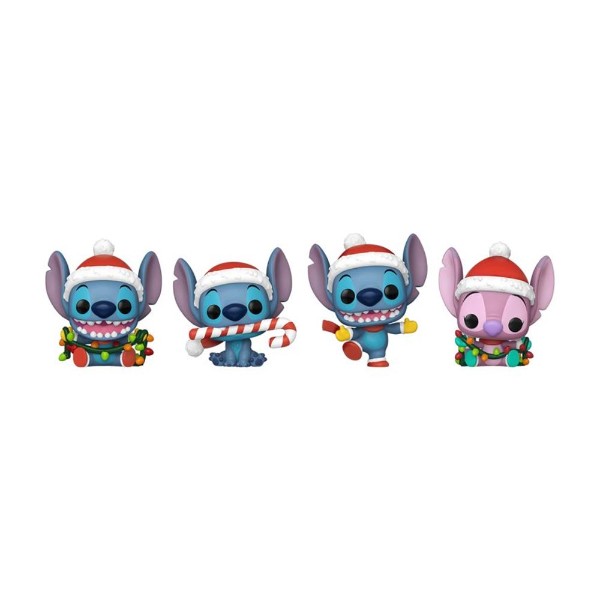 Lilo & Stitch - Holiday Tree Box Pocket Pop! 4-Pack - Packshot 2