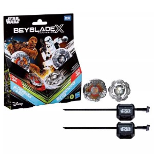 Beyblade X - Star Wars Chewbacca 4-80LF Vs Stormtrooper 5-70B Multipack Set