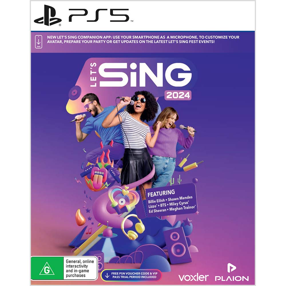 Let's Sing 2024 + 2 Mic Bundle (preowned) - PlayStation 5 - EB