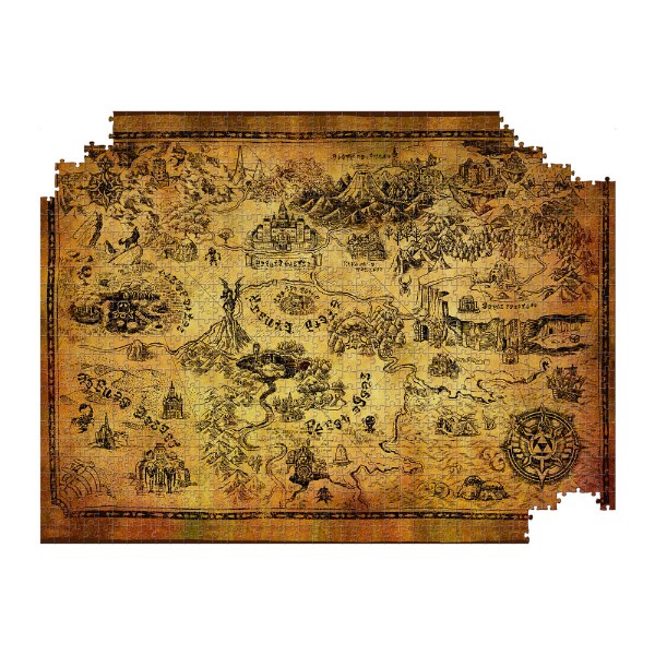 Nintendo - The Legend of Zelda - Hyrule 1000 Piece Jigsaw Puzzle - Packshot 4