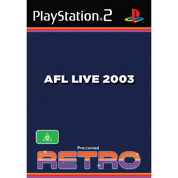 AFL Live 2003 - Packshot 1